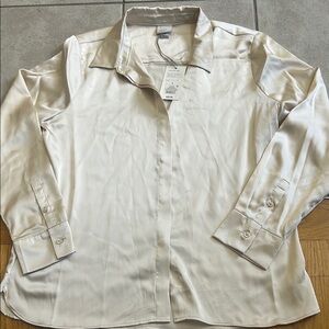 A New Day Cream Dress Shirt Classic Button-Down